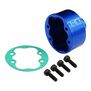Aluminum Differential Carrier Case, 1/10 Traxxas Mini Maxx, Blue