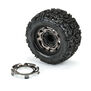 Clip-Lock Wheel Face Black Chrome for Ripper 2.8" Wheel (2)