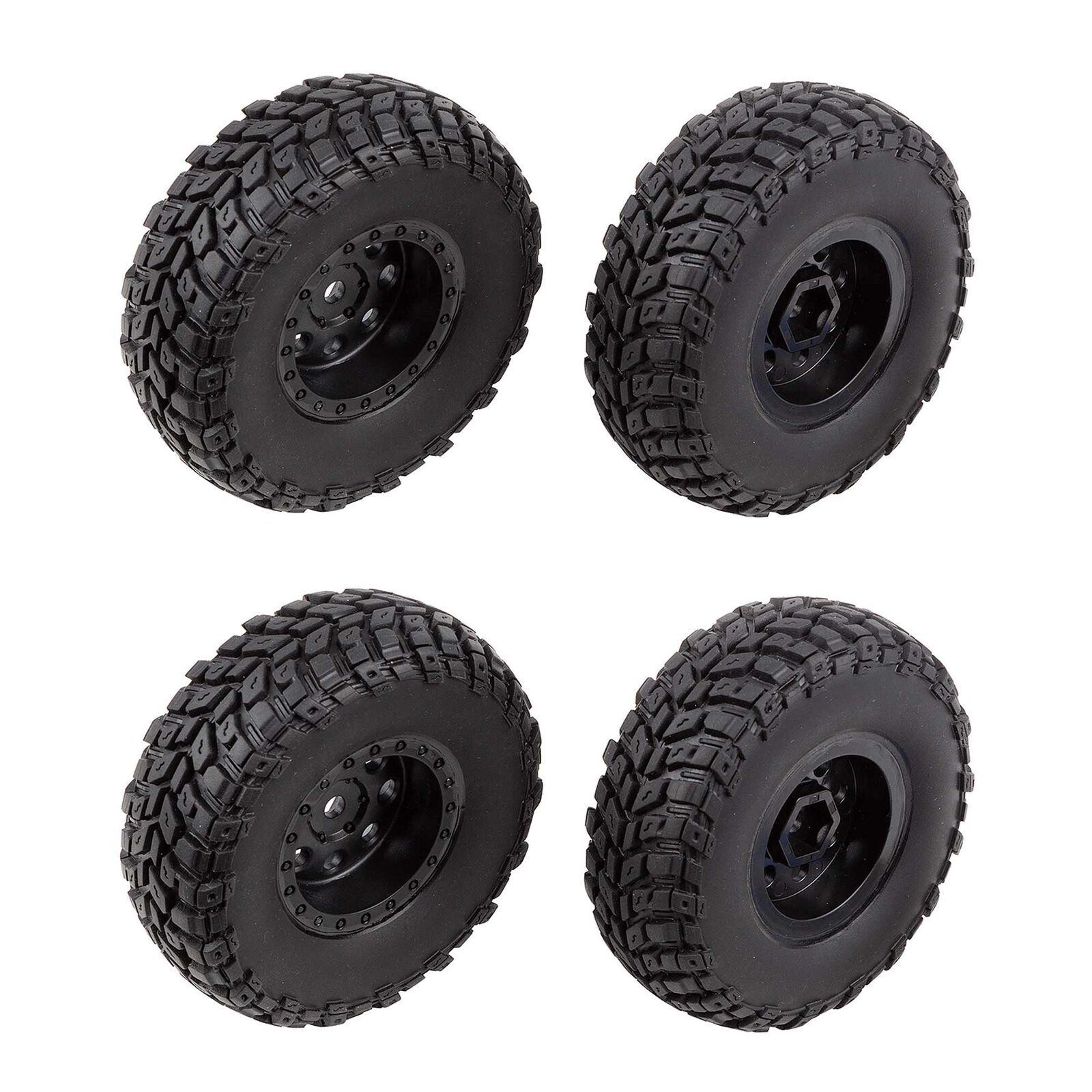 Black Wheels & Tires, 1/12 Element Enduro12