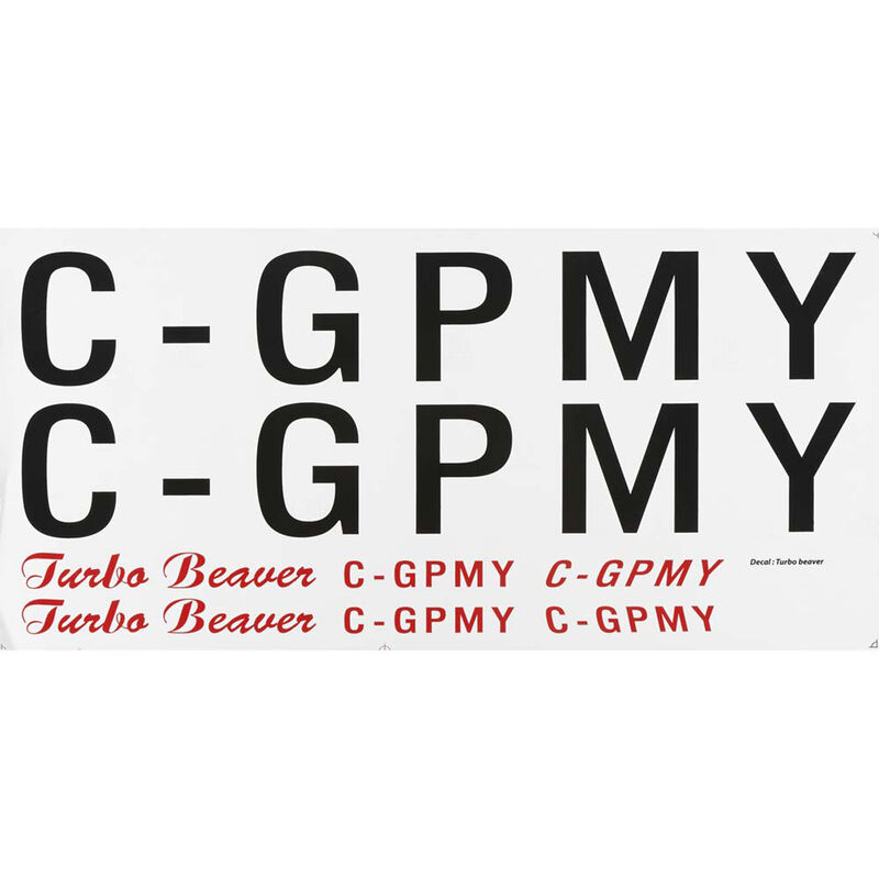 Decal Turbo Beaver .91 15cc EP ARF