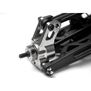 HD Aluminum Rear Hub Set: Tenacity, Lasernut