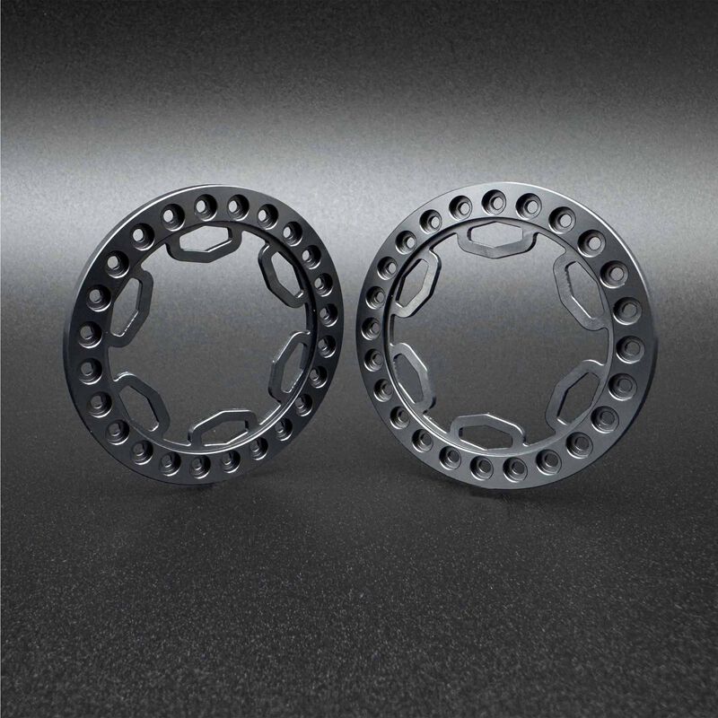1/10 SHIELD 1.9" Beadlock Rings, Grey (2)
