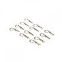 Body Clips Silver (12) Universal