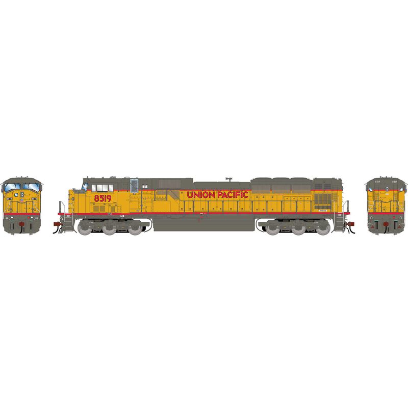 HO GEN SD90MAC-H PH I Locomotive, UP #8519
