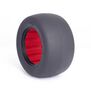 1/10 Slicks, Super Soft Tires with Red Inserts (2): Stadium Truck