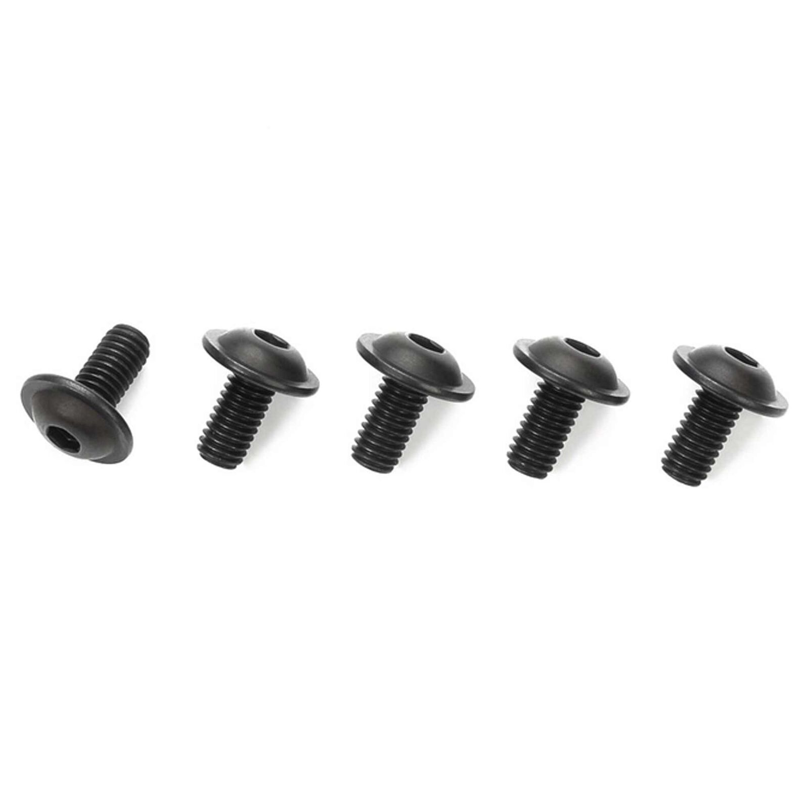 Steel Flanged Screws, 3x6mm (5)