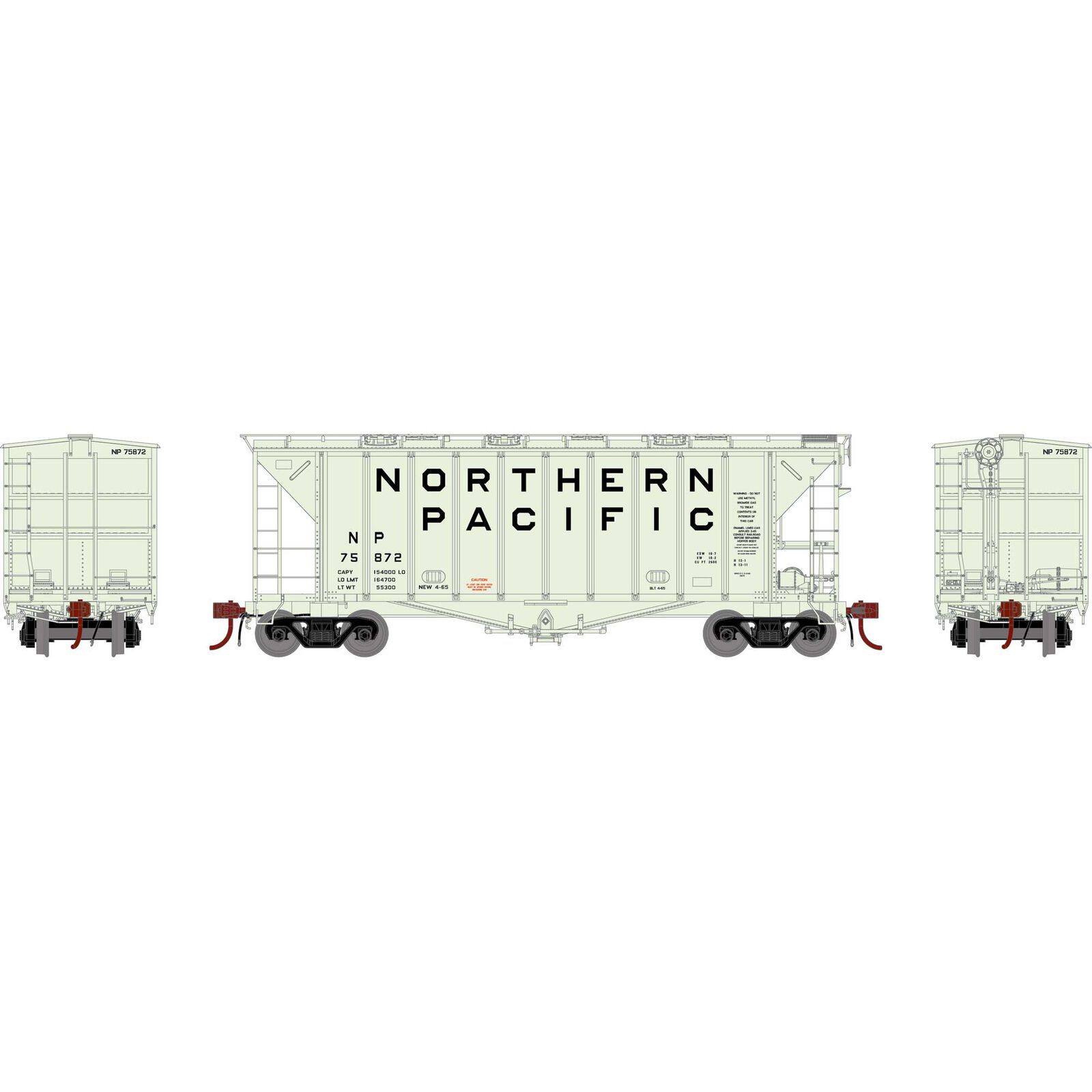HO GATC 2600 Airslide Hopper, NP #75872