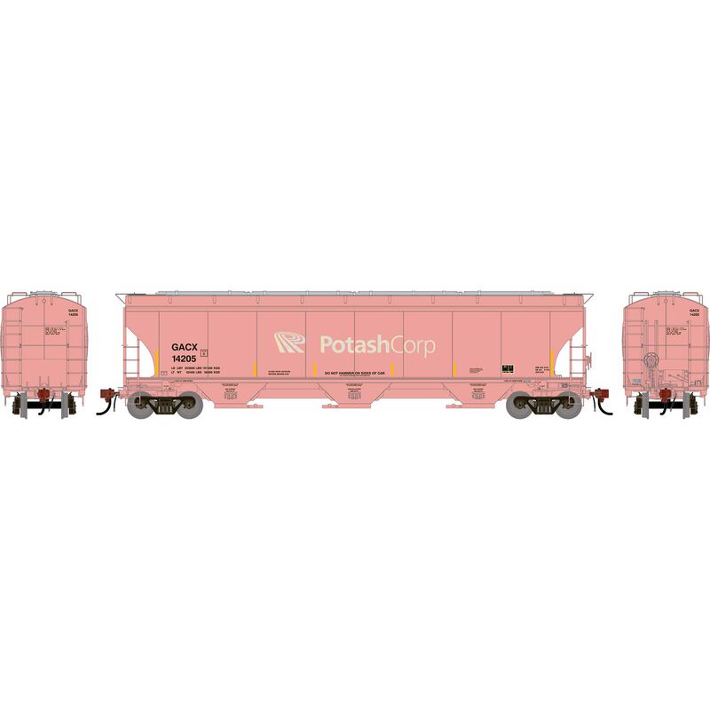 HO GEN Trinity 5161 Covered Hopper, Primed For Grime GACX #14205