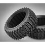 1/8 Magma 83mm 4x4 Buggy Tires with Inserts, Yellow Compound (2)