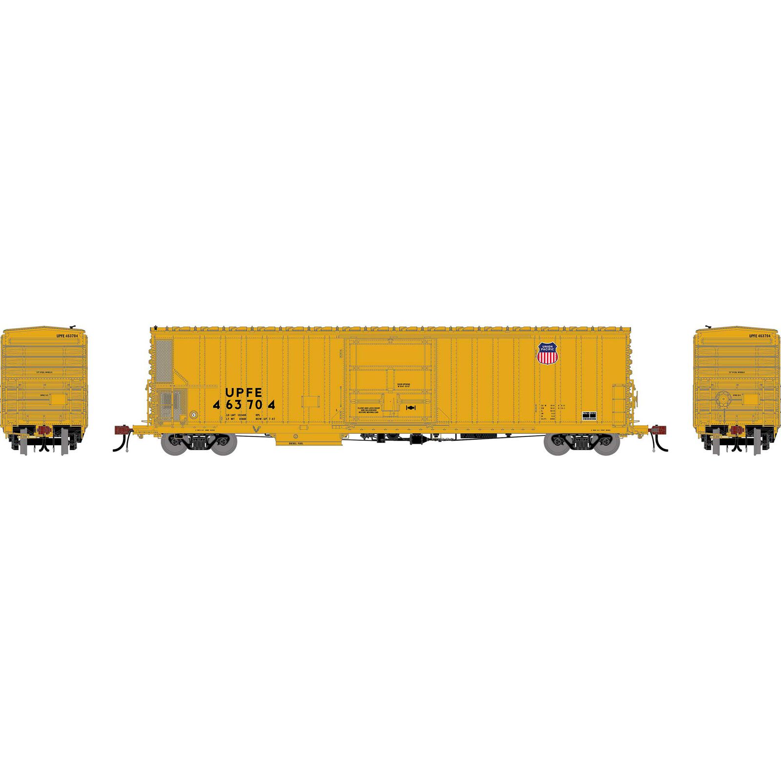 HO GEN 57' FGE Mechanical Reefer w/Sound, UPFE #463704