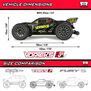 1/10 VORTEKS 223S DSC 2WD RTR Brushless Stadium Truck, Yellow