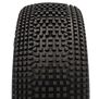 1/8 2AB Medium Long Wear Pre-Mounted Tires, Yellow EVO Wheels (2): Buggy