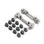 Adjustable Front Hinge Pin Brace with Inserts: 5IVE B, 5T, MINI WRC