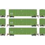 N ATH 50' FMC 5327 12' Plug Door Box Car, BAYL #90227/90232/90249 (3)