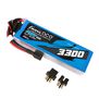 14.8V 3300mAh 4S 45C G-Tech Smart LiPo Battery: EC3/ Deans