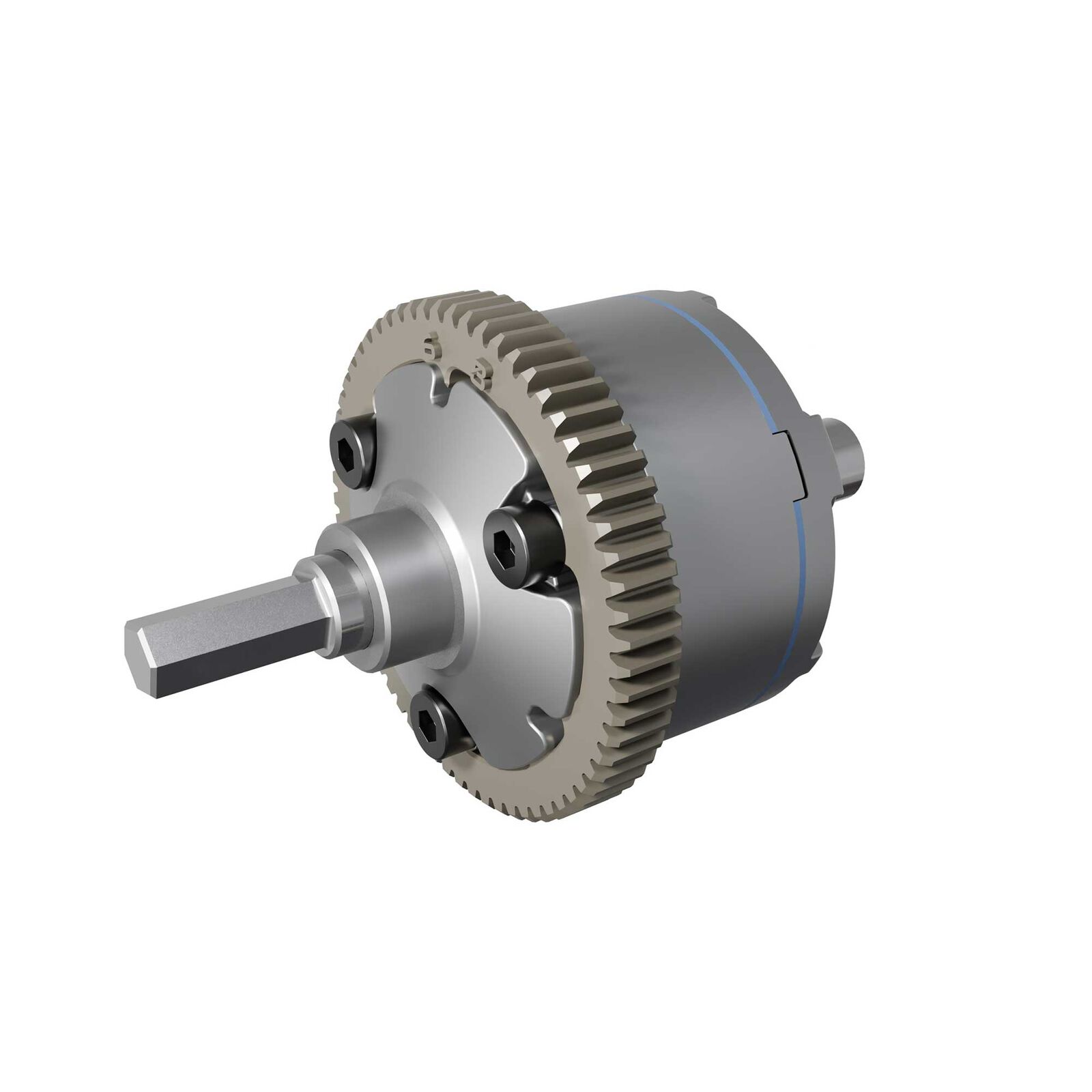 Assembled Aluminum Center Differential 63T 0.5 MOD, TBC cSt: MINI