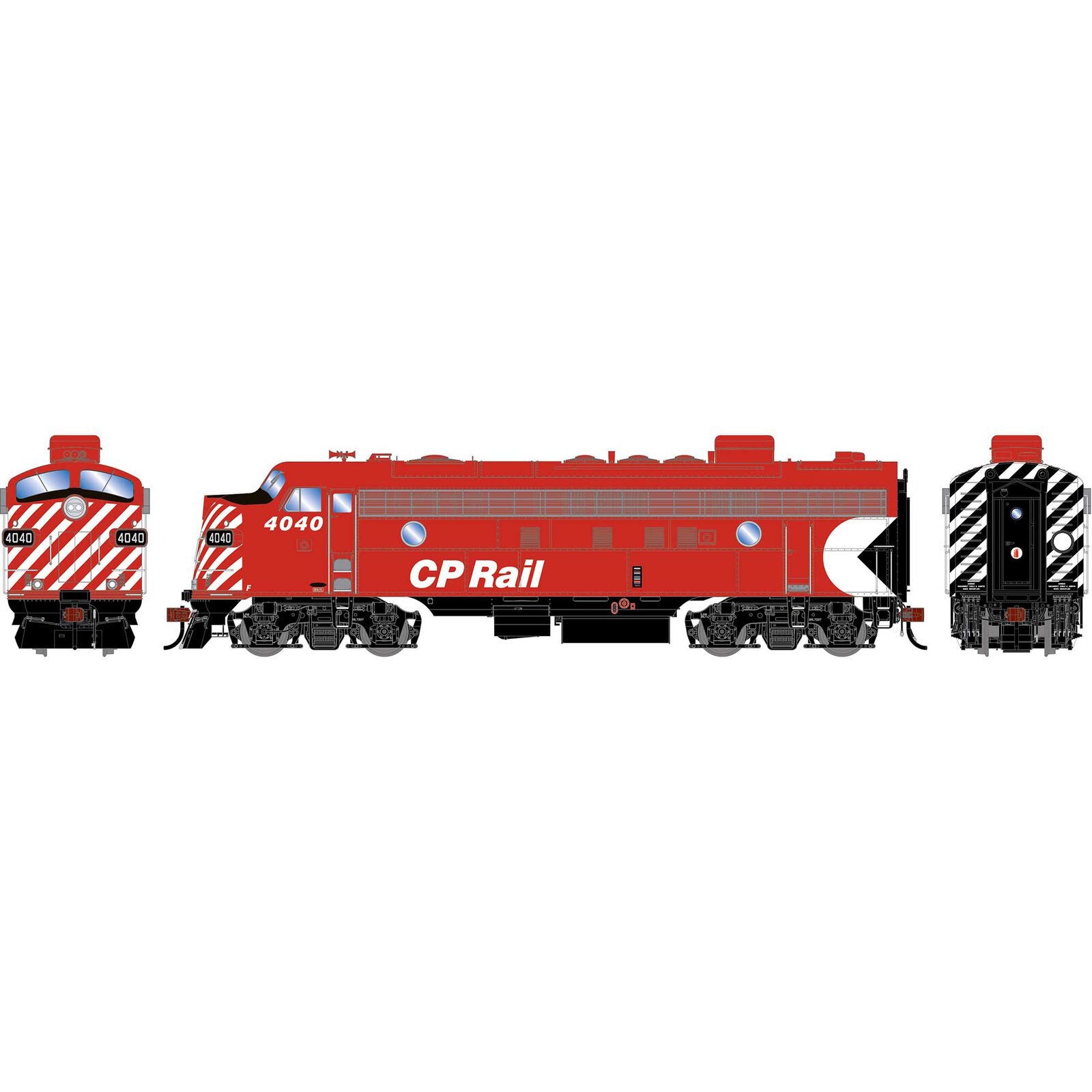 HO GEN FP7 Locomotive w/DCC & Sound, CP #4040