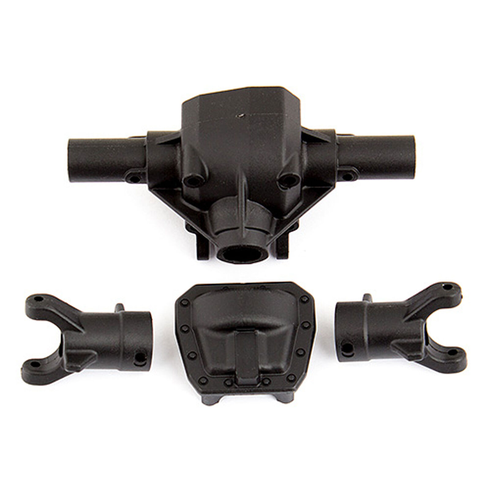 Front Axle Housing and Hubs, 1/12 Team Associated CR12