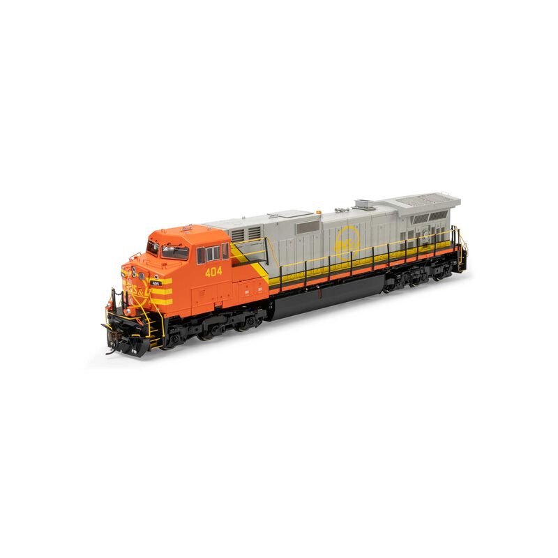 HO GE Dash 9-44CW Locomotive with DCC & Sound, QNSL #404