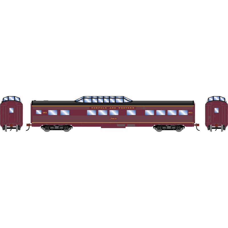 HO RND Streamline Dome Car, NW #1611
