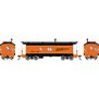 HO ATH Bay Window Caboose, BNSF #11999