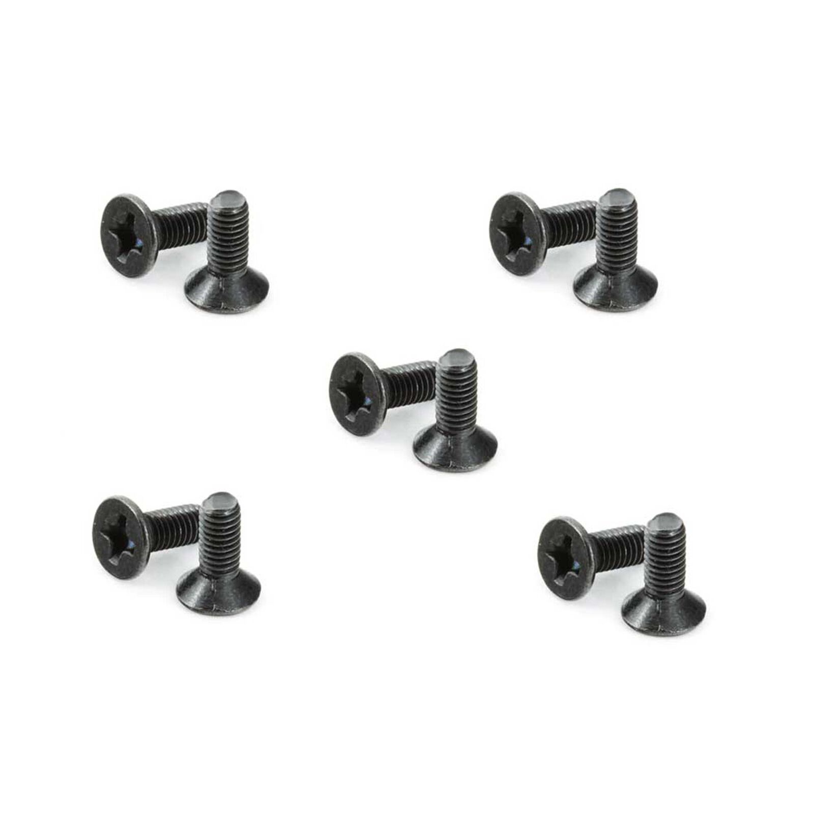 Flat Head Cross Machine Screw 3x8mm (10)