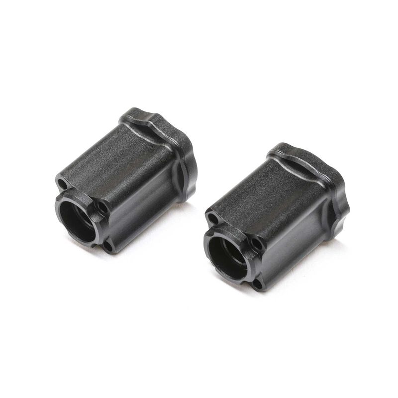 Aluminum Axle Mount Rear, 0deg, Black: Mini LMT