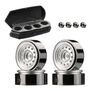 Scale Model Luggage Cargo Case & Alloy Wheel Set for Axial SCX24