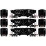 HO 34' 2-Bay Composite Coal Hopper with Load, NKP (3)