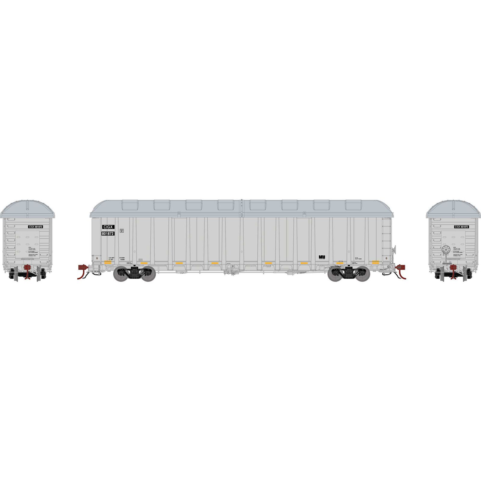 N NSC 6400 Gondola with Load, CIGX #801872