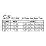 Spur Gear, Center Diff, 62T: 5T, MINI WRC