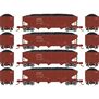 N 40' Offset Coal Hopper with Load, ATSF #2 (4)
