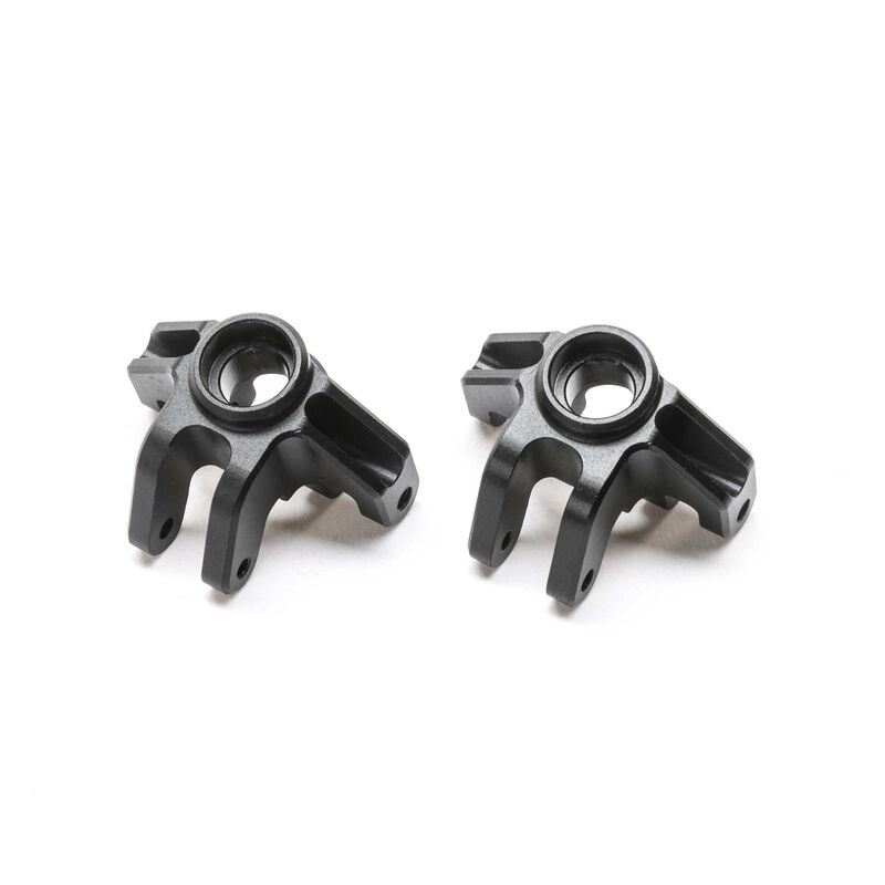 Aluminum Steering Spindle Set, Black: Mini LMT Aluminum Steering Spindle Set, Black: Mini LMT