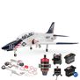 Hawk/T-45 140-160N ARF with Retract Set, KingTech K-160G4+, Spektrum AR20410T Receiver, Synapse AS3X+ Module, and Spektrum Servos