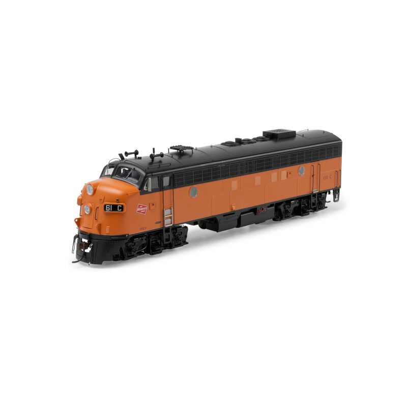 HO FP7A Locomotive with DCC & Sound, MILW #61C