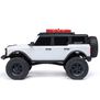 1/24 SCX24 Ford Bronco 4X4 RTR Brushed Rock Crawler (Battery & Charger Included), White