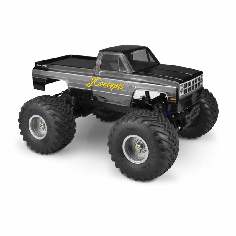 1/10 1982 GMC K2500 Monster Truck Clear Body, 1/10 Traxxas Stampede