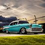 1/10 Chevy Bel Air Coupe Fazer Mk2 4x4 On-Road Touring Car RTR, Turquoise