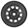 1/10 Keystone Front/Rear 1.55" 12mm Rock Crawler Wheels (2) Black