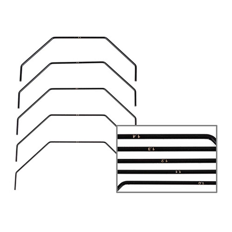 Front Anti-Roll Bar Set, 1/10 Team Associated RC10B7