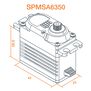 A6350 Ultra Torque / High Speed Brushless HV Servo