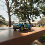 1/16 MOJAVE GROM 4X4 RTR Brushed Desert Truck (Battery & Charger Included), Blue/White