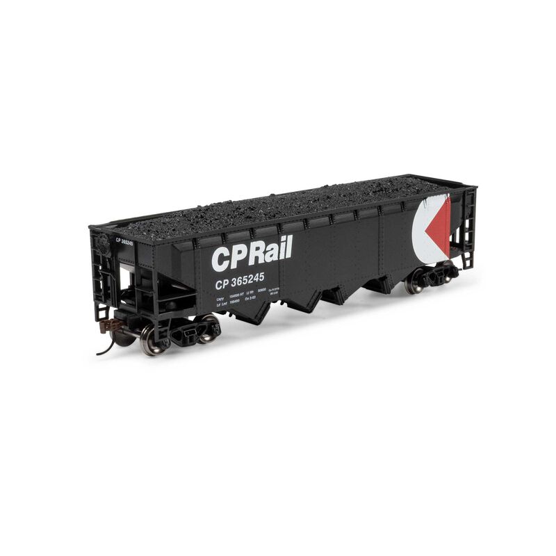 HO ATH 40' 4-Bay Offset Hopper with Load, CP #365245