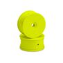 1/10 Mono 2.2" Front Narrow Stadium Truck Wheels, Yellow (2)