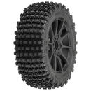 1/8 Gladiator M2 Fr/Rr Buggy Tires Mounted 17mm Black Mach 10 (2)