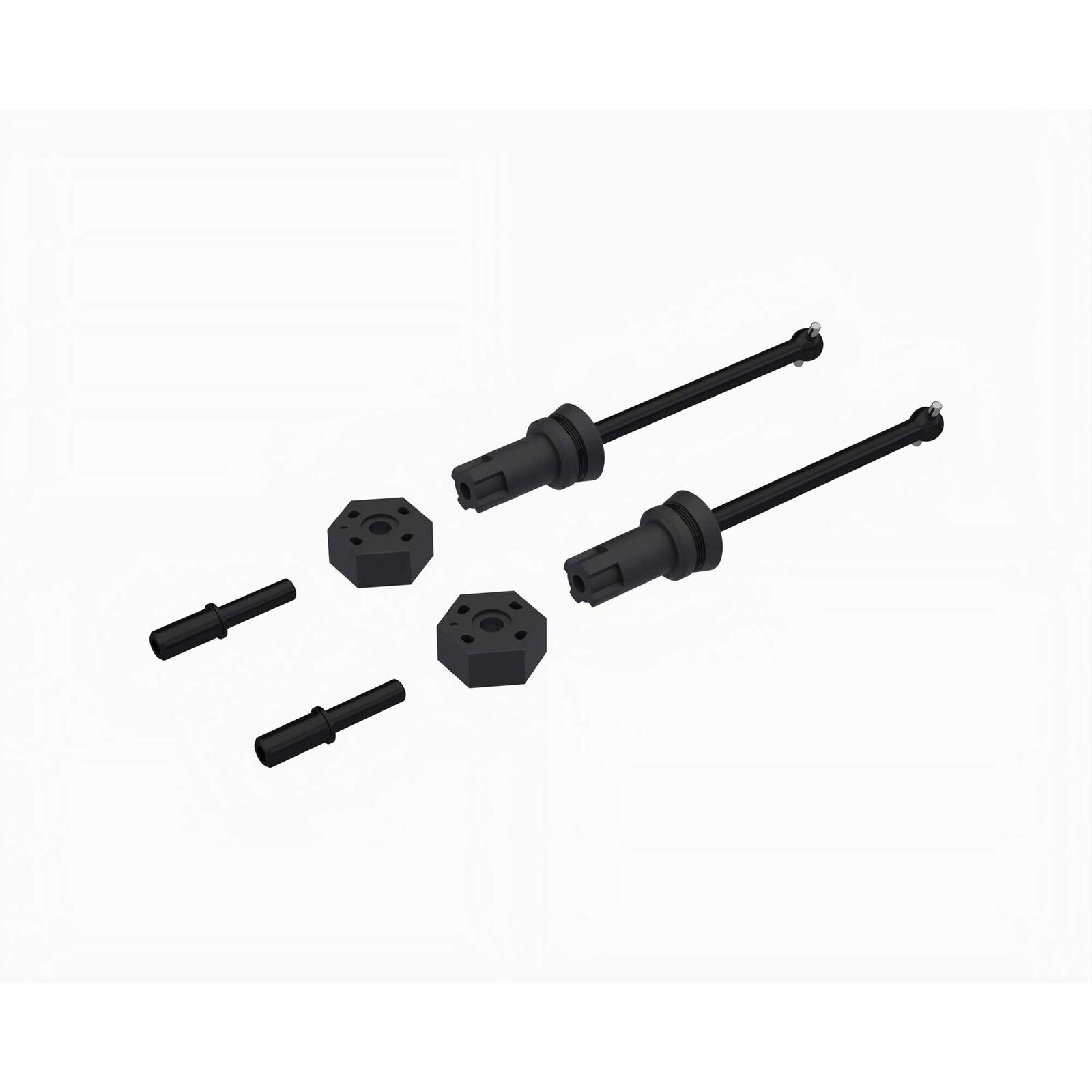 Driveshaft Set, Short (2pcs): GROM