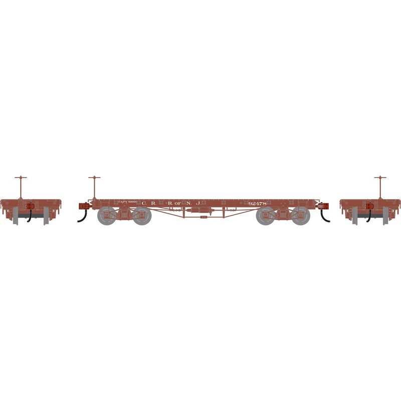 HO ATH 36' Flat Car, CNJ #92478