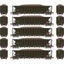 HO RTR 5-Bay Rapid Discharge Hopper HLMX #2 (5)