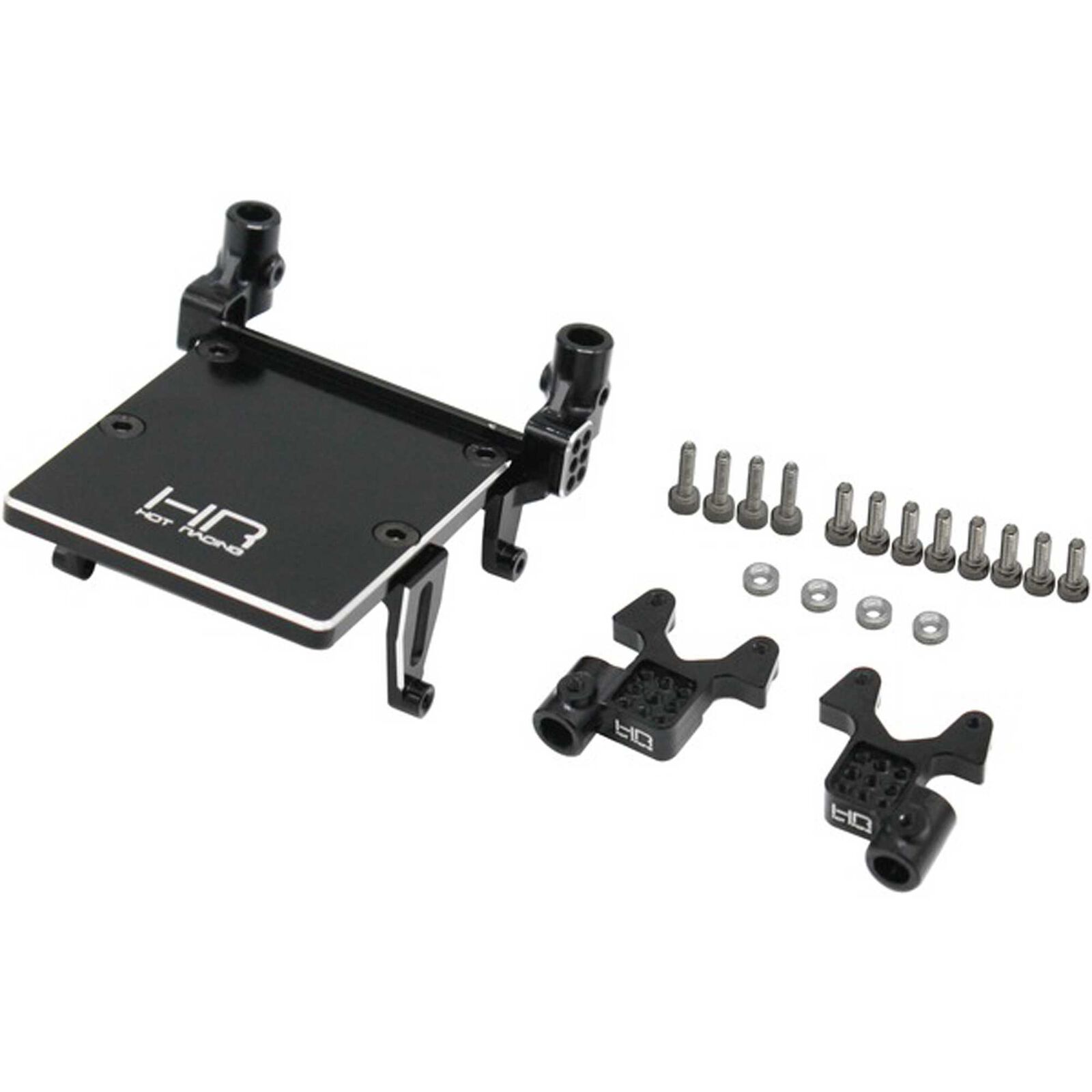 Aluminum Front/Rear Adjustable Shock Towers: SCX24