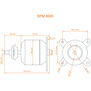 Avian 8085-160Kv Outrunner Brushless Motor